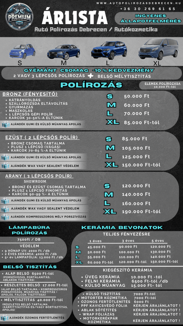 Autókozmetika Debrecen