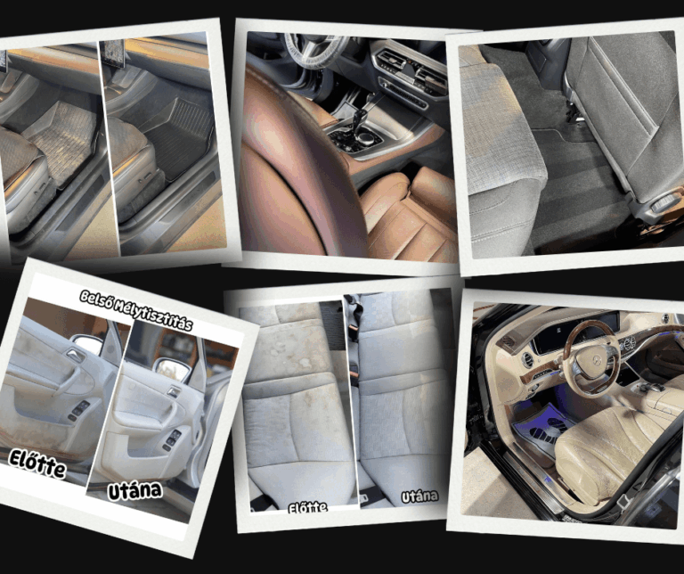 Autópolírozás Debrecen - Kárpittisztítás / Belső mélytisztítás