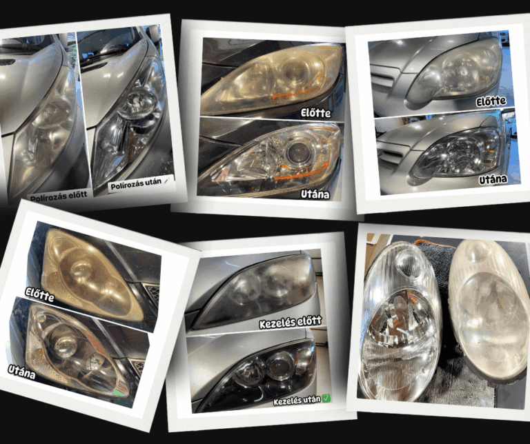 Autókozmetika Debrecen Lámpabúra polírozás Felújítás
